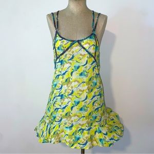 Lime Green Mini Dress
